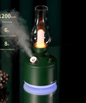 Retro Lamp Essential Oil Aroma Diffuser Aromatherapy Multipurpose Machine Relieve Fatigue Air Cool Mist USB Wireless Humidifier