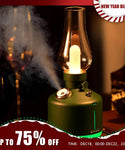 Retro Lamp Essential Oil Aroma Diffuser Aromatherapy Multipurpose Machine Relieve Fatigue Air Cool Mist USB Wireless Humidifier