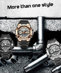 Men Military Watch Digital 50m Waterproof Wristwatch LED Quartz Clock Sport Watch Male Big Watches Men Relogios Masculino