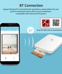 600 dpi Pocket Instant Photo Printer Portable DIY Share 500mAh Picture Mini Wireless AR Video Printer For SmartPhone