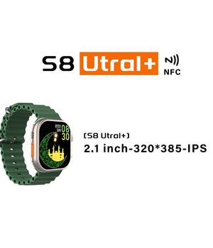 TSH for Apple Watch S8 Ultra Men Smart Watch 49mm Bluetooth Call Outdoor IPS IP68 Waterproof NFC Wireless Charging Heart Monitor