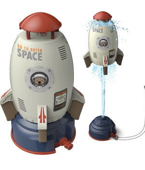 2023 Summer Toy Outdoor Yard Rocket Sprinkler Summer Interaction on Garden Lawn  Water Pressure Lift Sprinkler Toy