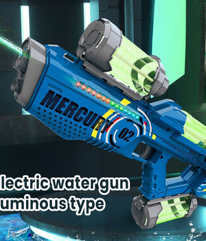 New Electric Water Gun Summer Children&#39;s Outdoor Toy Water Gun Fully Automatic Illumination Continuous Shooting Pistol